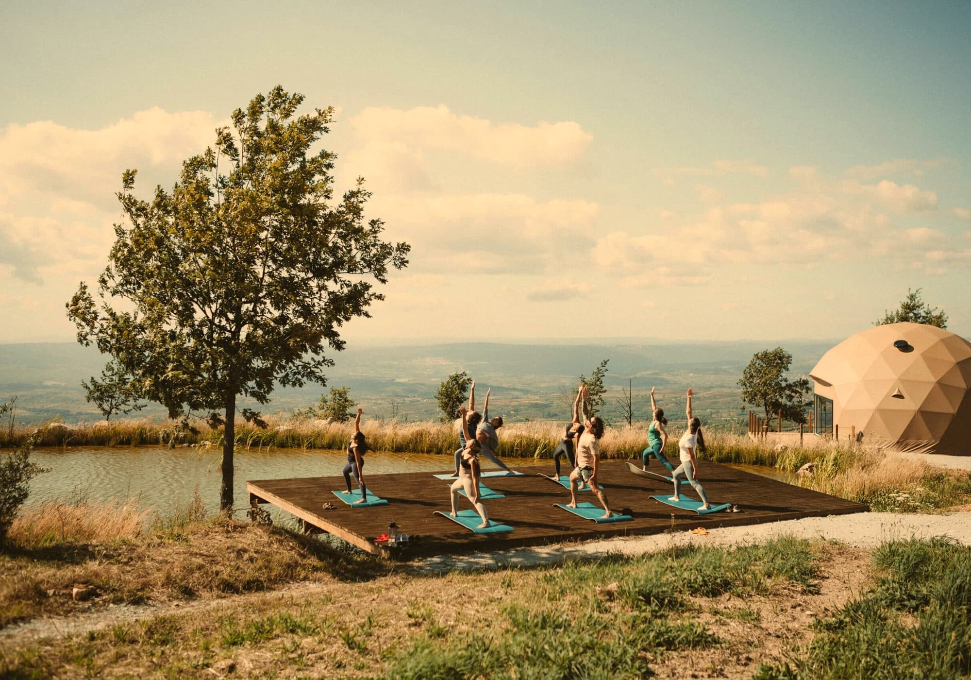 People connecting and supporting each other in a community setting