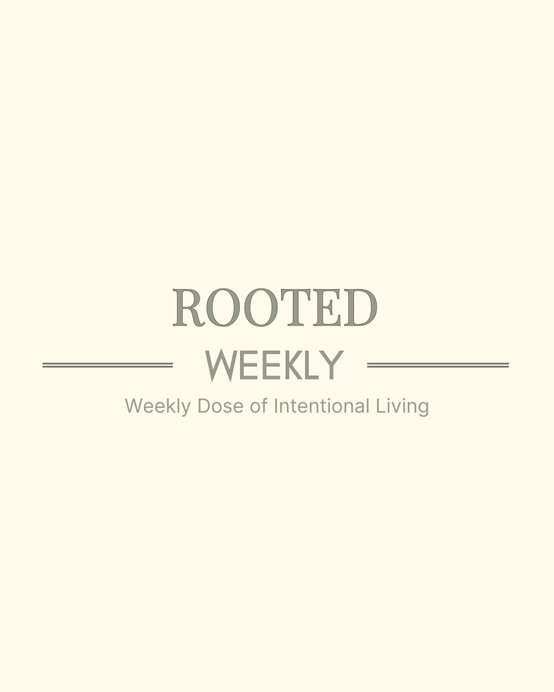 ROOTED Weekly - Is Your Food Fueling You or Fogging You?